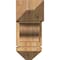 Ekena Millwork Funston Arts and Crafts Rough Sawn Bracket w/ Offset Brace, Western Red Cedar, 8"W x 18"D x 18"H BKT0806X18X18FST03RWR - alternate 3
